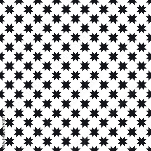 Abstract monochrome background with small angular figures