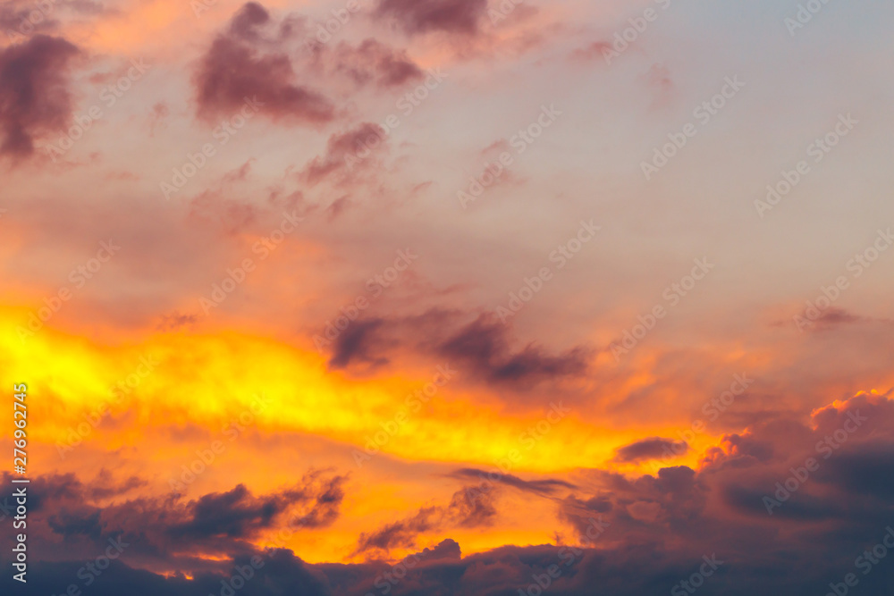 Abstract sunset background