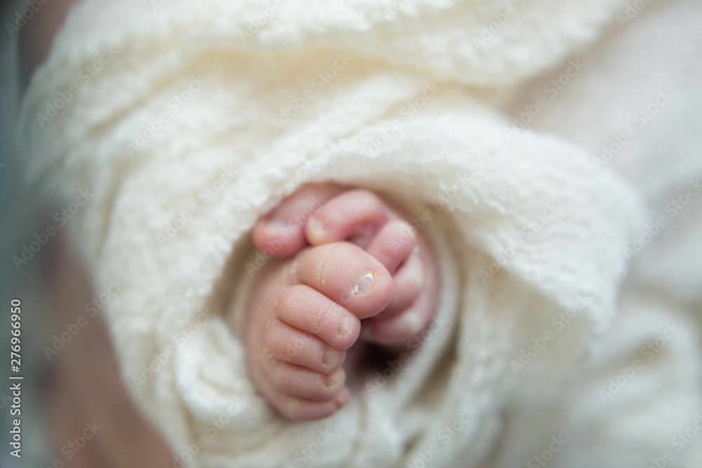 baby feet on background. feet of a newborn baby. little foot baby feet on background. feet of a newborn baby. little foot
