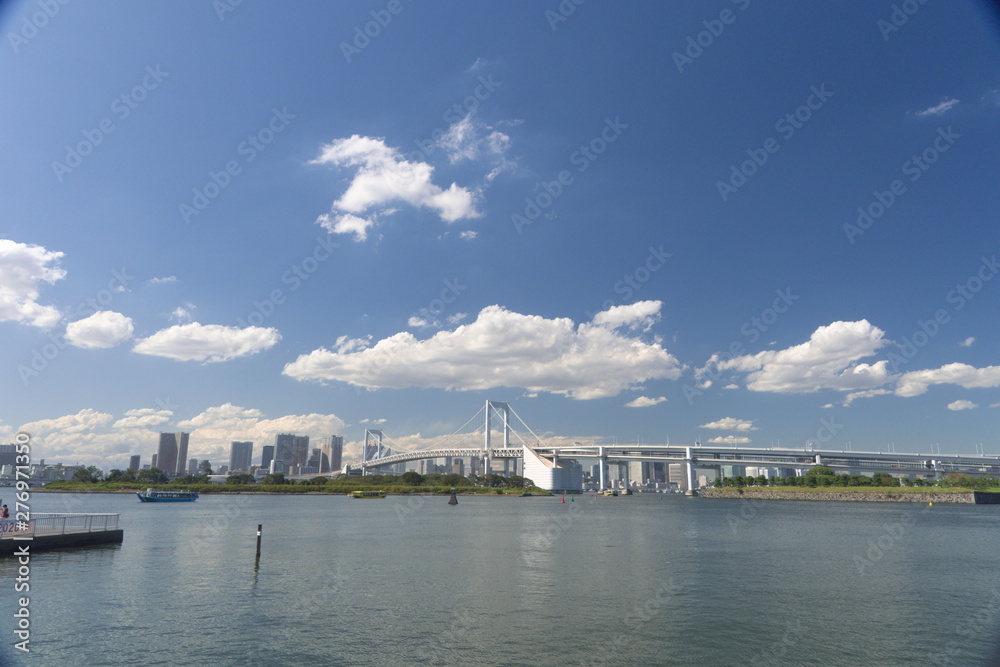 panoramic view of river and the city