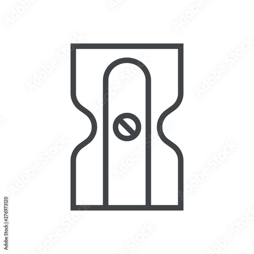 Line icon pencil sharpener