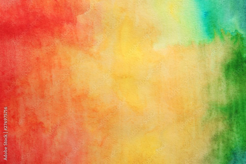 Abstract colorful background, closeup. Painted sheet of paper