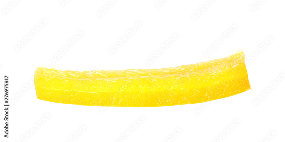 Cut fresh bell pepper on white background Cut fresh bell pepper on white background