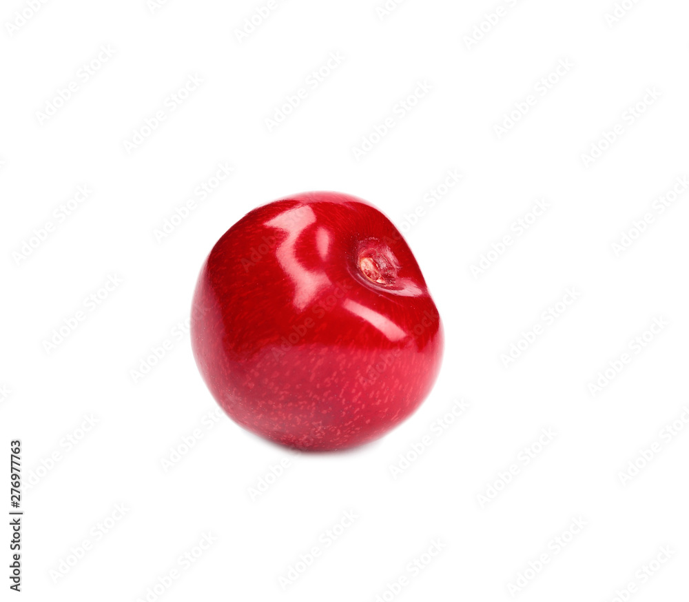 Delicious ripe sweet cherry on white background Delicious ripe sweet cherry on white background