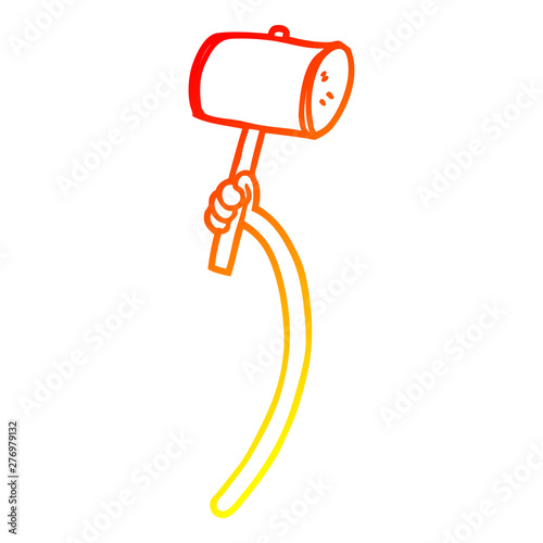 warm gradient line drawing cartoon retro hand gestures