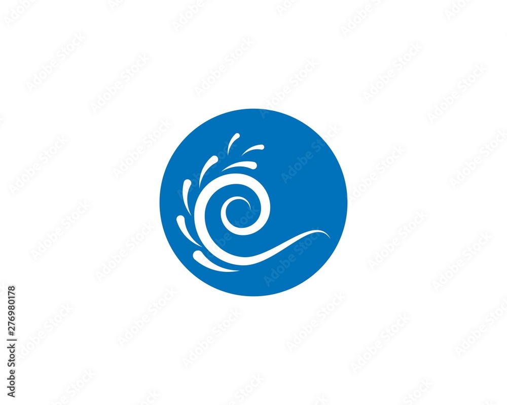 Water Wave symbol and icon Logo Template vector Water Wave symbol and icon Logo Template vector