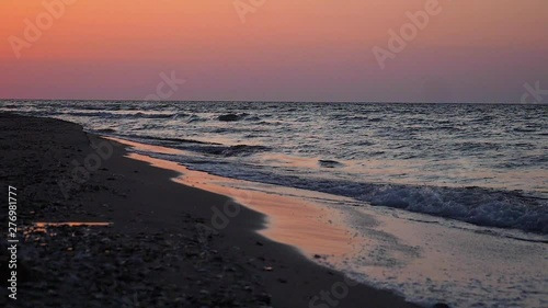Wallpaper Mural Sunrise over the sea morning beach Torontodigital.ca