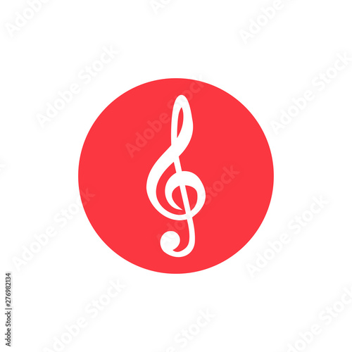 Wallpaper Mural Music symbol icon vector illustration Torontodigital.ca