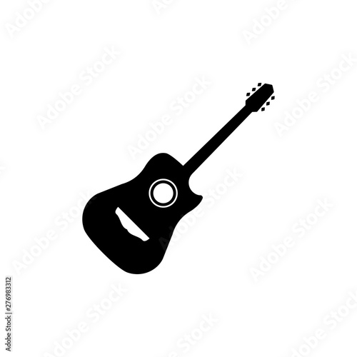 Guitar symbol icon vector illustration