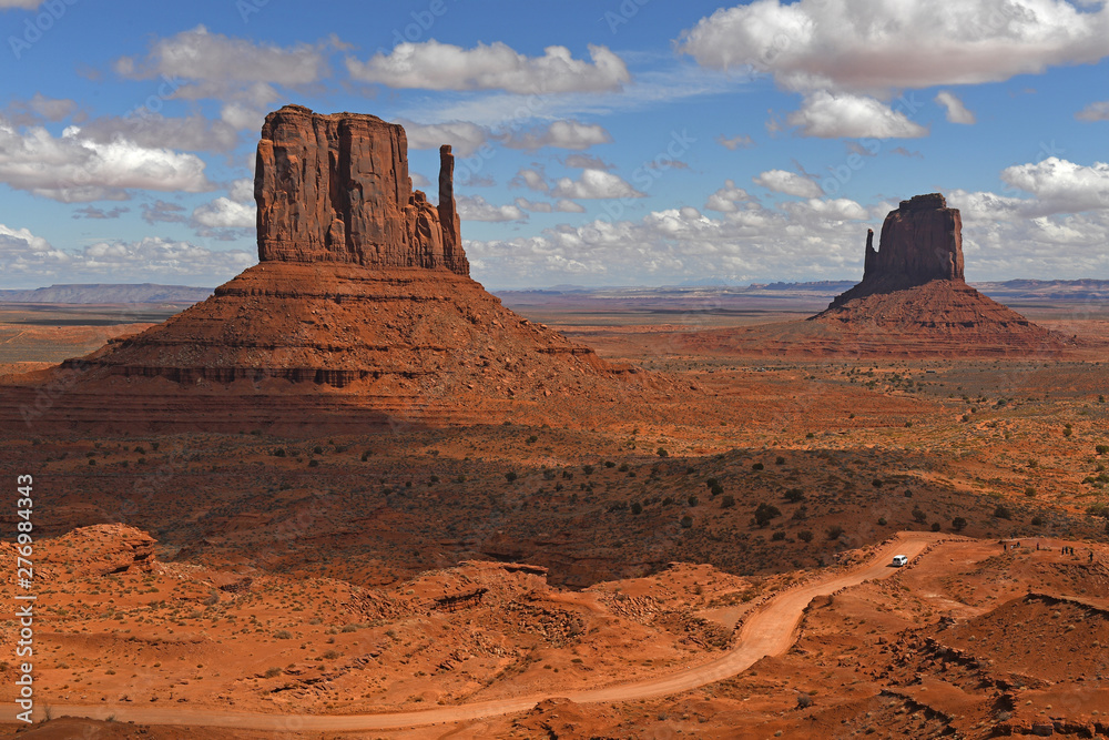Scenic View of Monument Valley