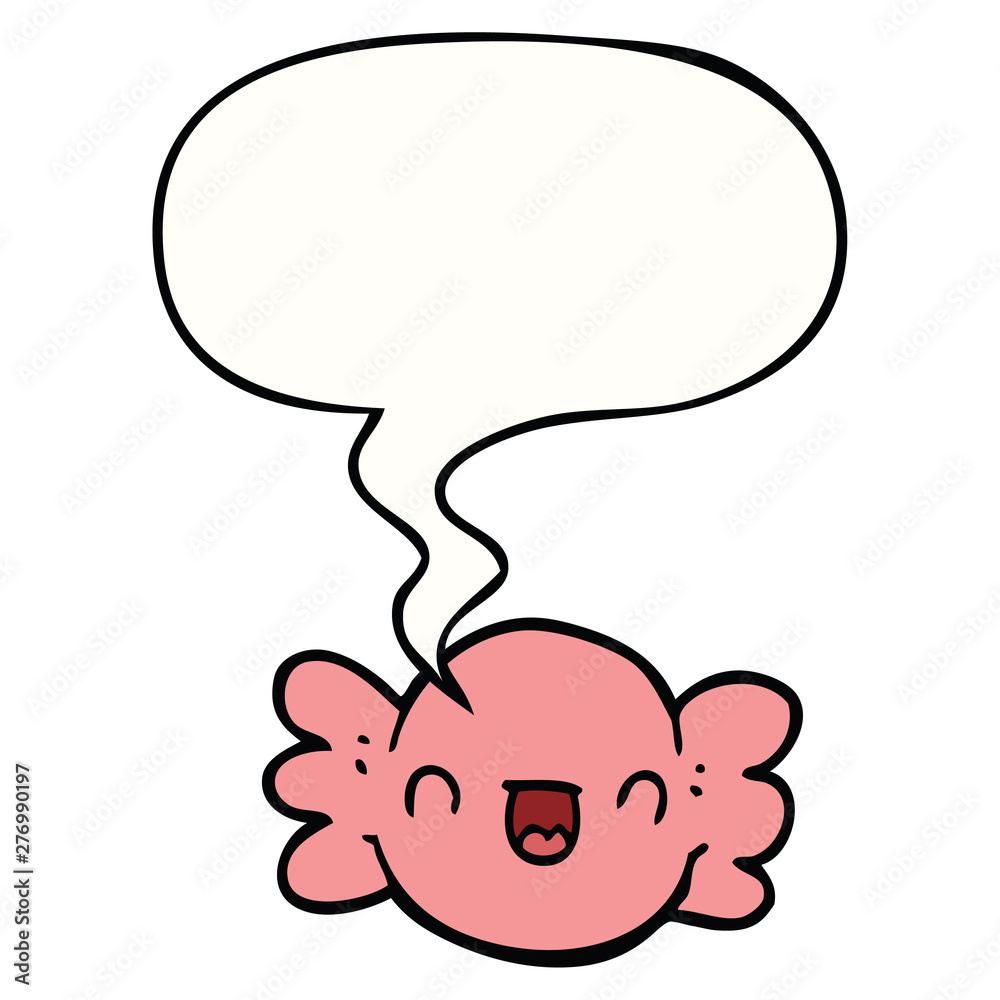 cartoon wrapped candy and speech bubble cartoon wrapped candy and speech bubble