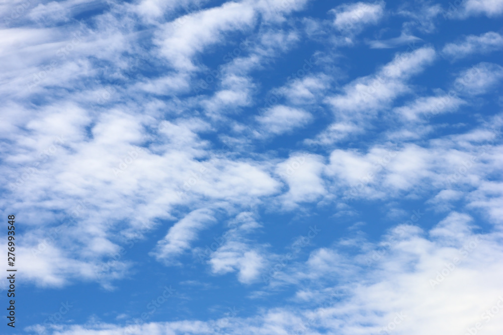 The vast blue sky background and white clouds The vast blue sky background and white clouds