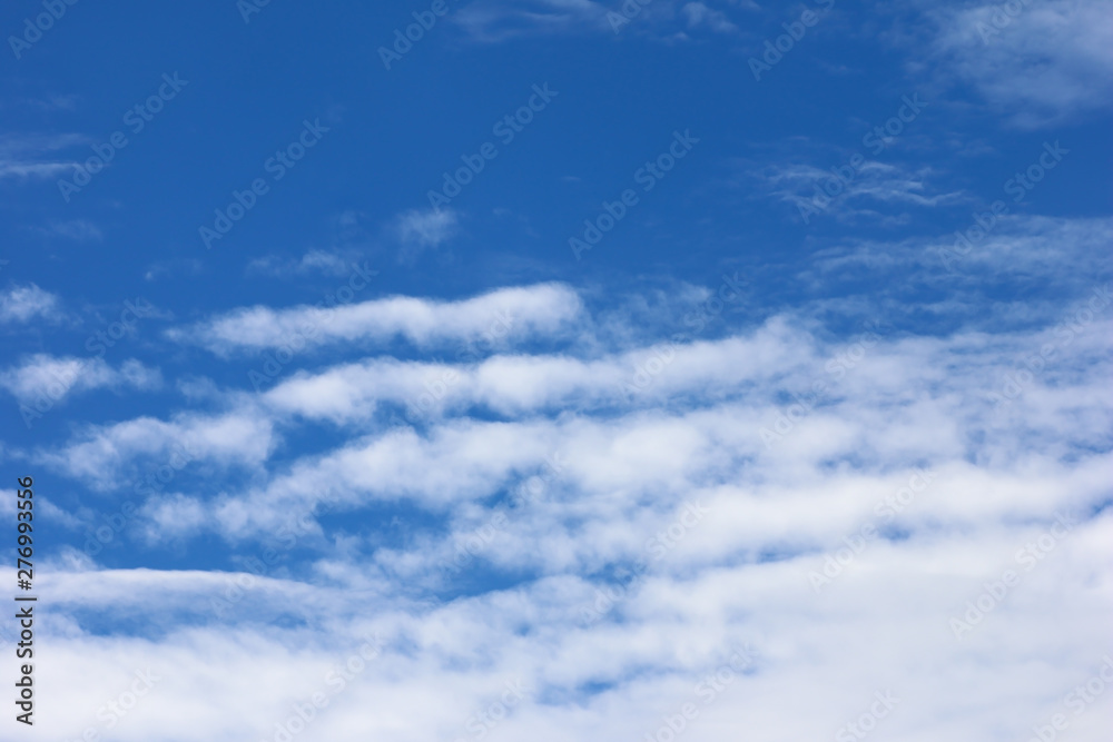 Fototapeta premium The vast blue sky nature background and white clouds