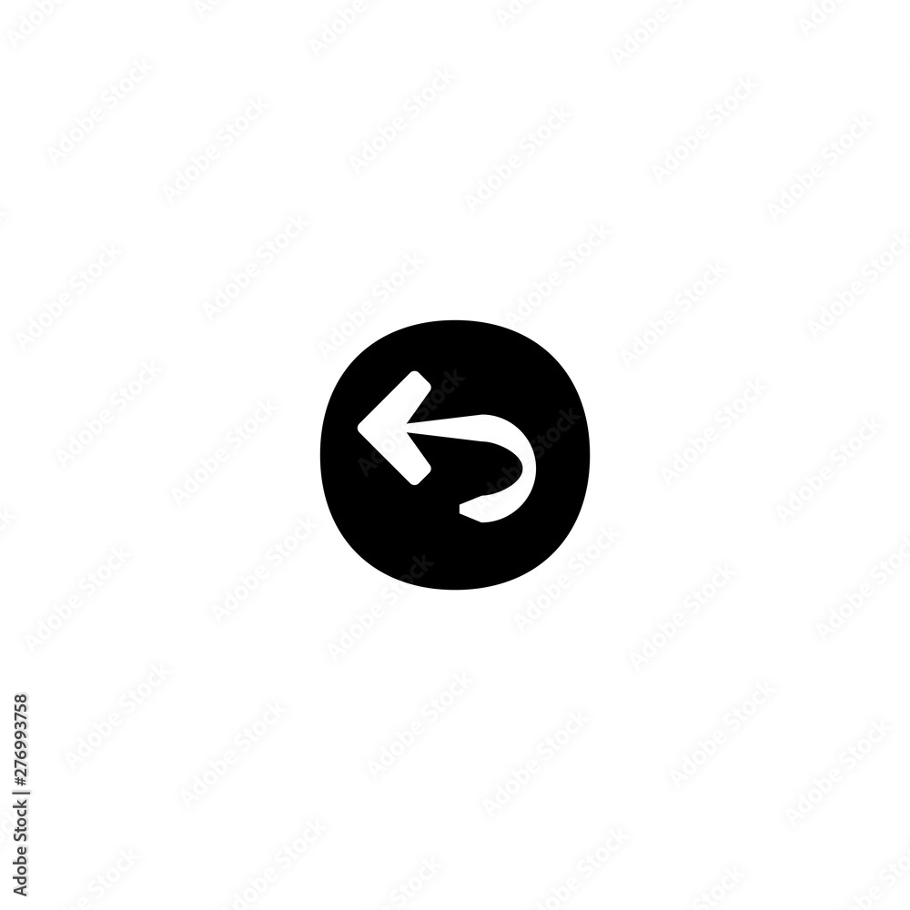 Left arrow icon. Exit button Left arrow icon. Exit button