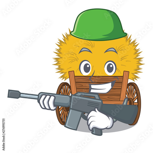 Army hayride isolated within in the character