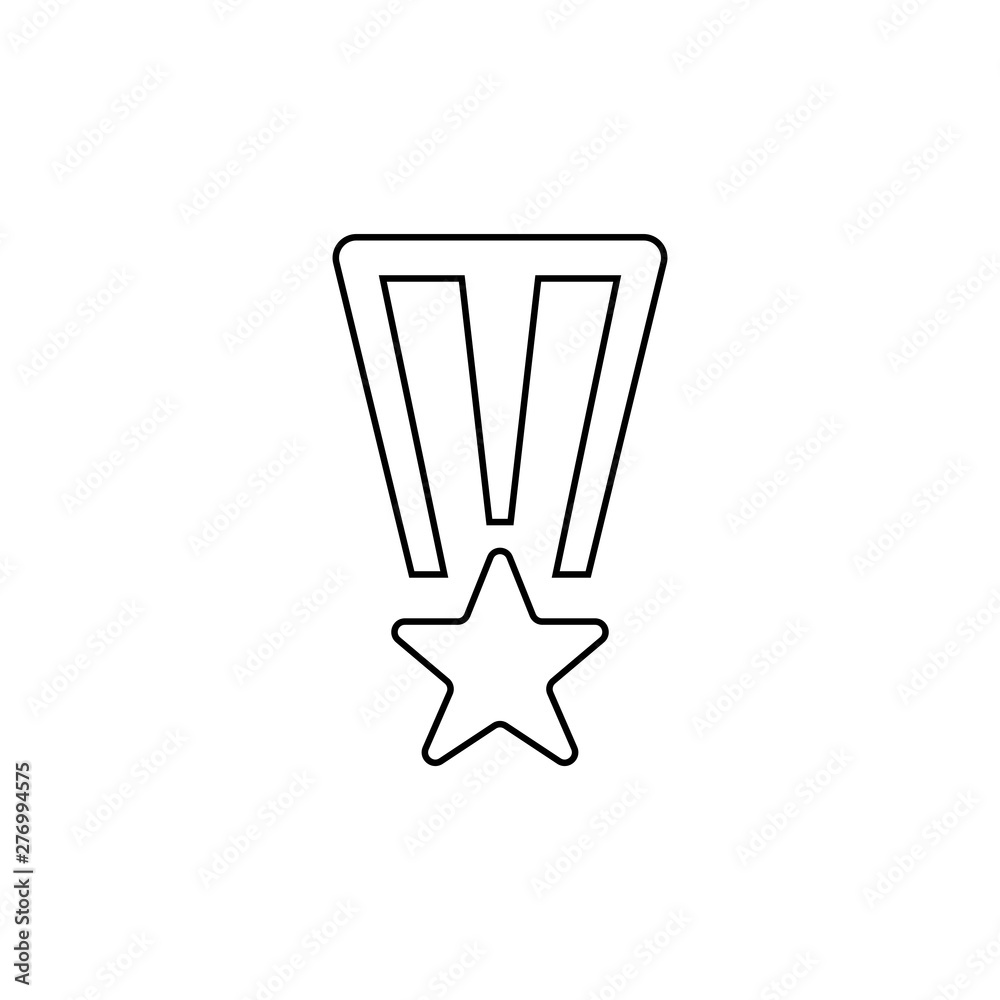 Championship medal icon. Award symbol Championship medal icon. Award symbol
