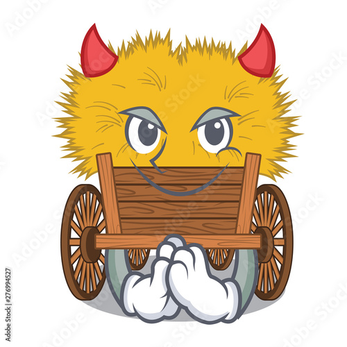 Devil cartoon hayride toy in a drawer