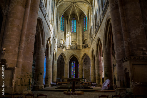 Eglise Saint-Malo à Dinan, Côtes-d'Armor, Bretagne, France.