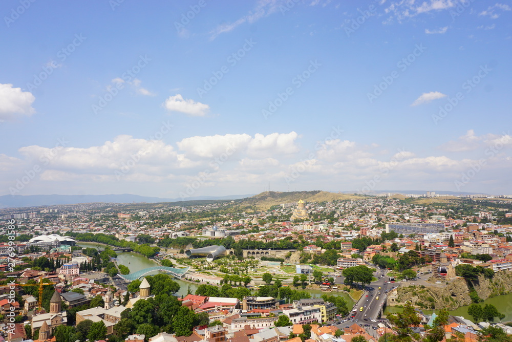 Naklejka premium ムツヘタの街並み