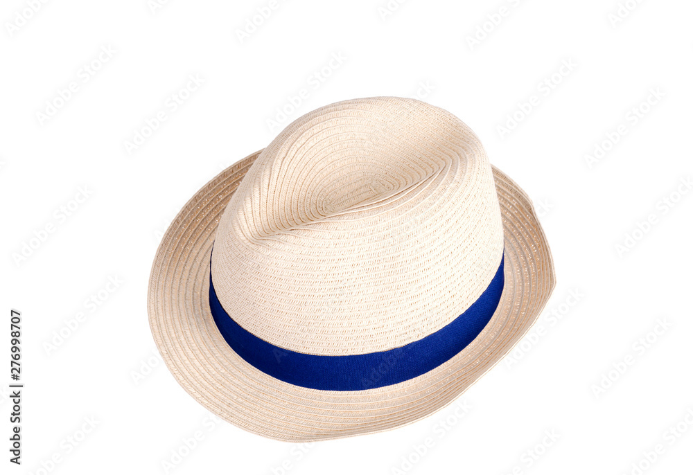Summer hat, headdress unisex on white background. Photo