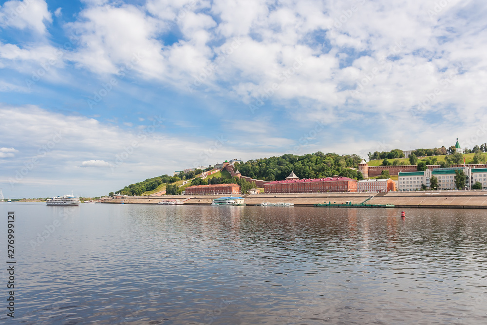 View of the Nizhny Novgorod Kremlin from the river, Russia