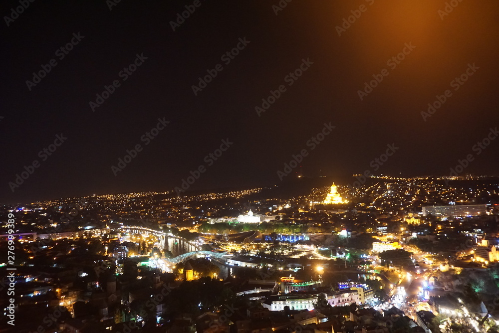 Naklejka premium city at night