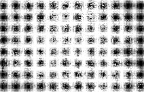 Halftone texture abstract wave of dots.