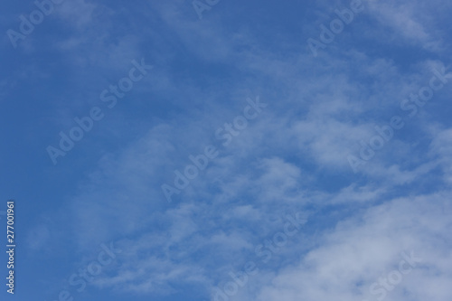 blue sky with white clouds