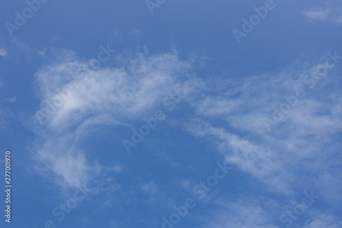 blue sky with white clouds