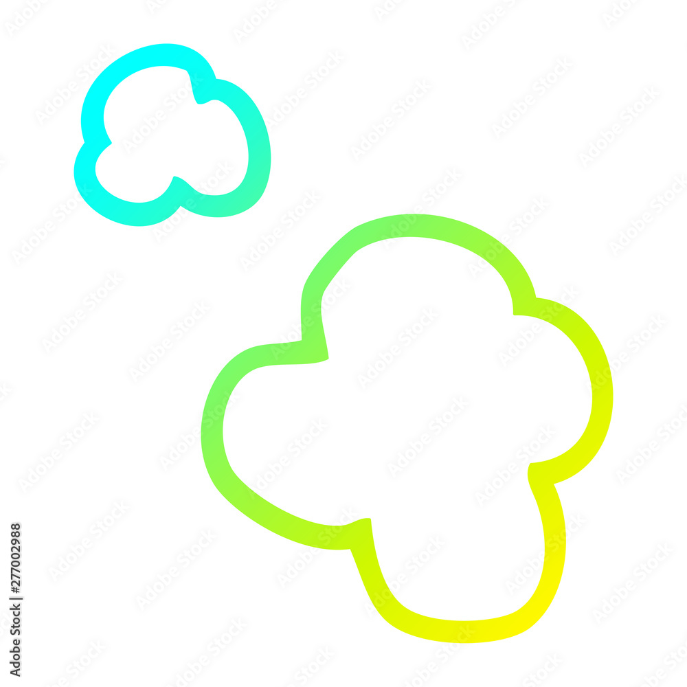 cold gradient line drawing cartoon poof of smoke cold gradient line drawing cartoon poof of smoke