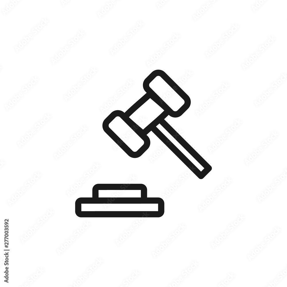 Judge gavel icon. Auction or judge hammer icon vector illustration. Law symbol. Judiciary sign. Justice illustration. Judge gavel icon. Auction or judge hammer icon vector illustration. Law symbol. Judiciary sign. Justice illustration.