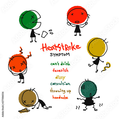 heatstroke symptom