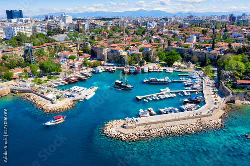 Antalya Harbor, Turkey, taken in April 2019\r\n' taken in hdr