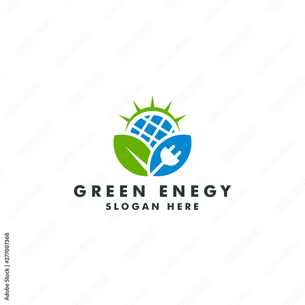 eco energy logo template, nature icon symbol - vector eco energy logo template, nature icon symbol - vector