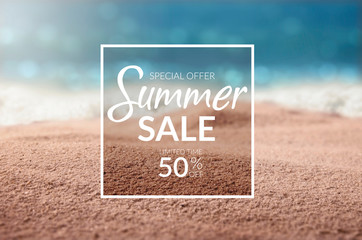 Summer sale background
