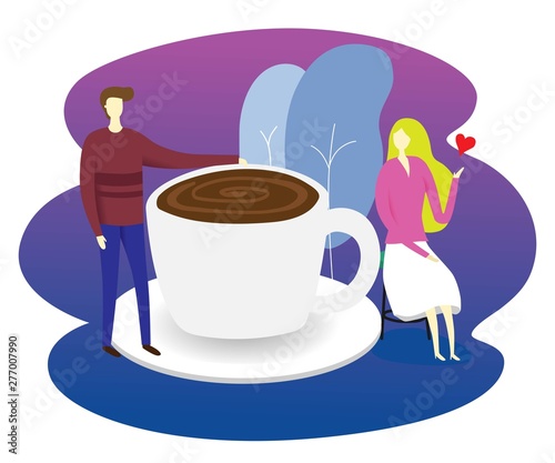 Coffee in love