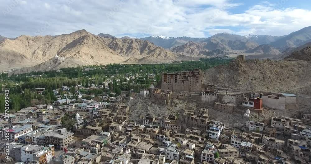 Leh Palace is a former royal palace overlooking the Ladakhi Himalayan town of Leh. A precursor to the Potala Palace in Lhasa, Tibet, the palace was built by King Sengge Namgyal in the 16th century. Leh Palace is a former royal palace overlooking the Ladakhi Himalayan town of Leh. A precursor to the Potala Palace in Lhasa, Tibet, the palace was built by King Sengge Namgyal in the 16th century.