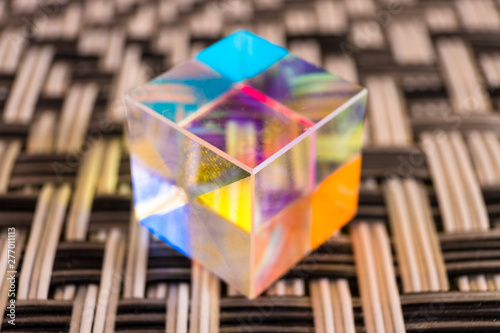 Cube Glass Beam Splitter Prism