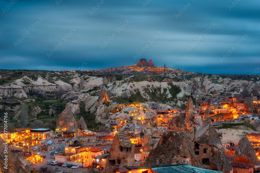 Cappadocia in Turkey, taken in April of 2019\r\n' taken in hdr - obrazy, fototapety, plakaty 
