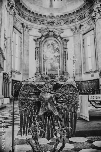 August 06 2017, Brescia, Italy, inside the Old cathedral Brescia Church, photo