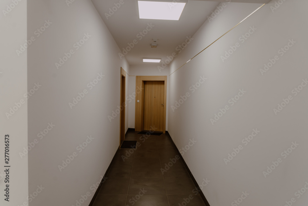 corridor in the building corridor in the building