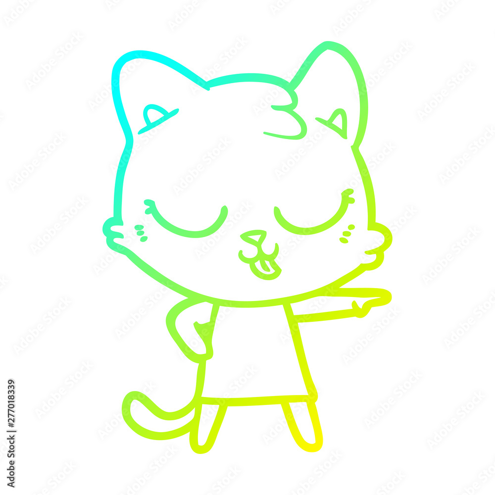 cold gradient line drawing cartoon car pointing cold gradient line drawing cartoon car pointing