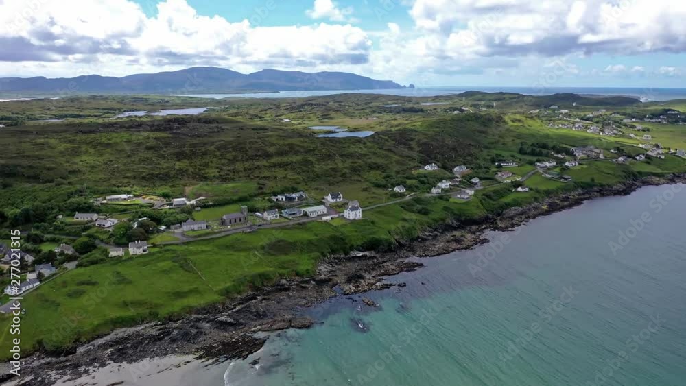 Aerial view of Portnoo in County Donegal, Ireland Aerial view of Portnoo in County Donegal, Ireland