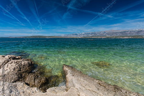 Velebit moutains and Adriatic Sea from Novigrad, Dalmatia, Croatia © michaldziedziak