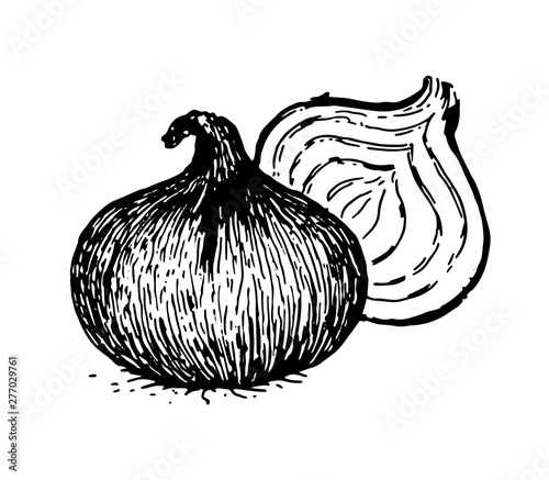 Onions whole and half