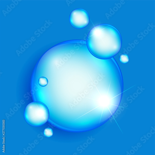 abstract soap or water bubbles background
