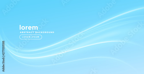 stylish blue background with smooth wave