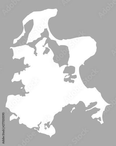 Karte von Rügen