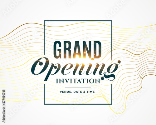 grand opening invitation flyer design