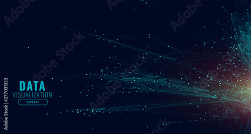 data technology network lines background